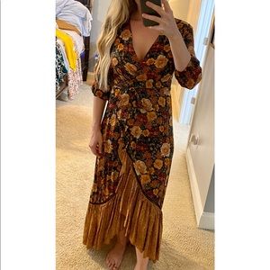 Beautiful Wrap Maxi Dress